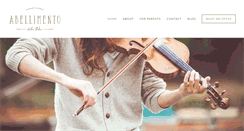 Desktop Screenshot of abellimentoviolin.com