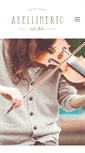 Mobile Screenshot of abellimentoviolin.com